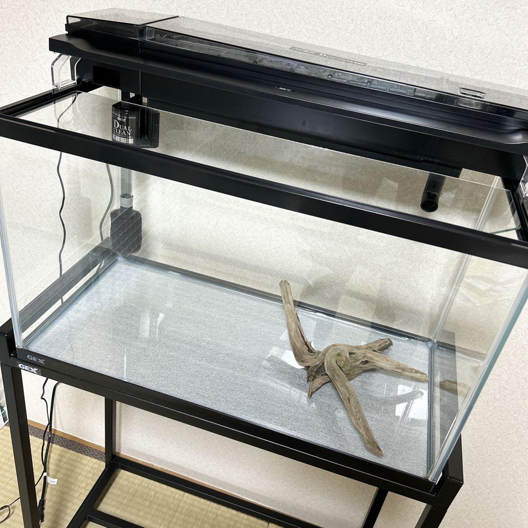 【大阪 近畿 直接取引 引き取り限定】美品 GEX 60cm水槽 水槽台セット