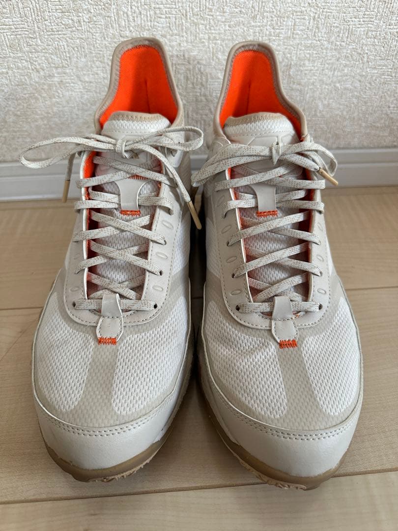ゴルフシューズ ホワイト/オレンジ ハイカット