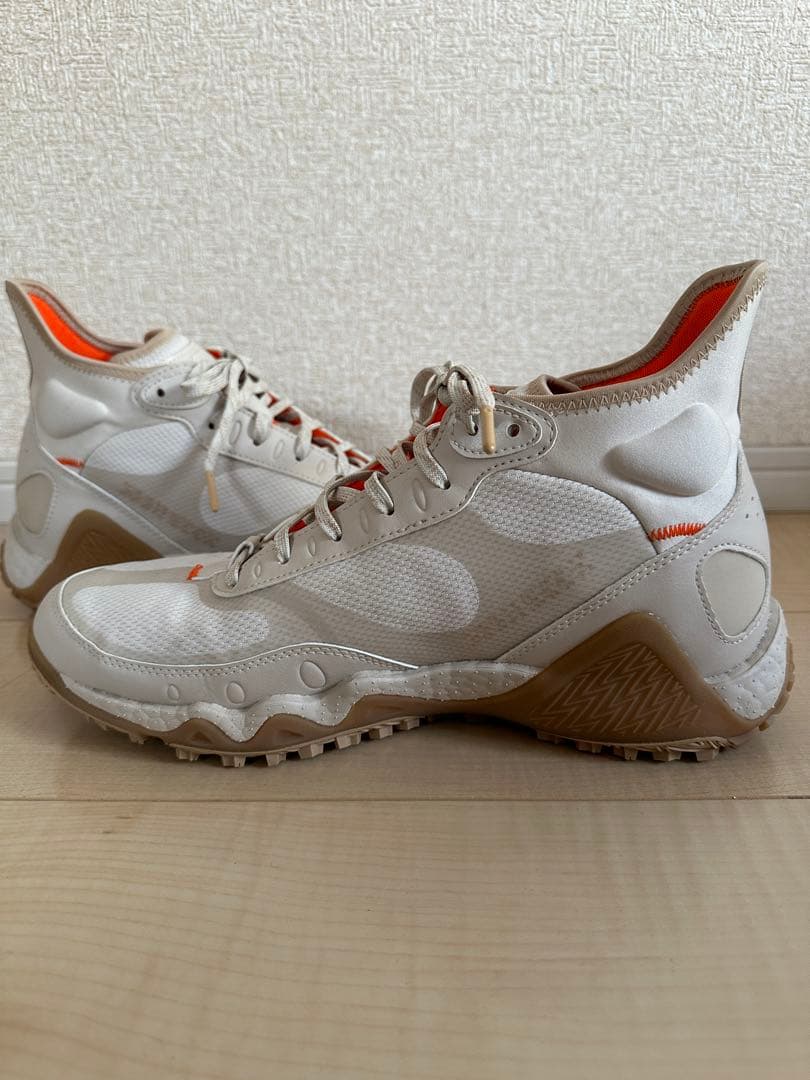 ゴルフシューズ ホワイト/オレンジ ハイカット