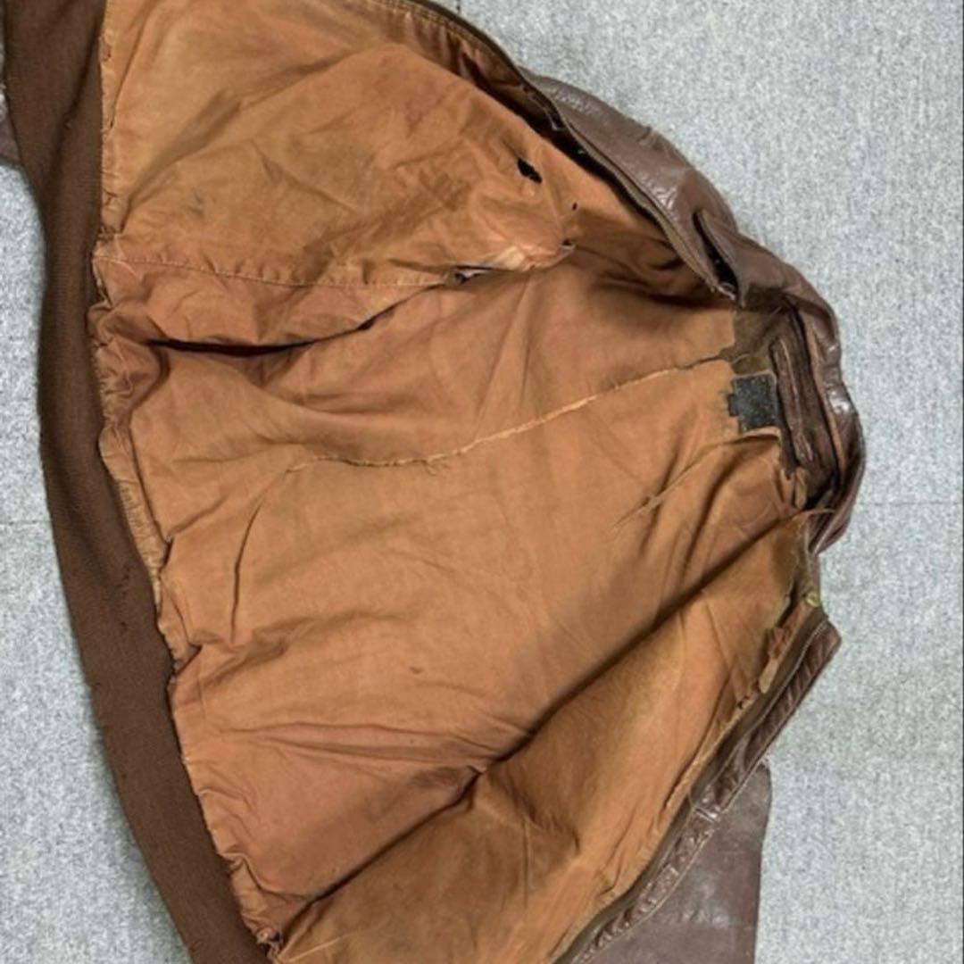 40s A2 フライトジャケット Perry WWII ビンテージ 米軍 実物