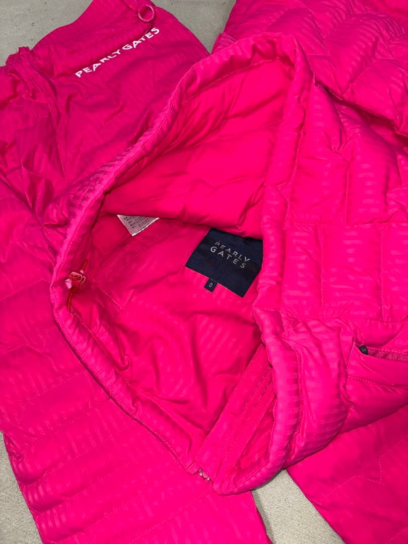 （NICO）パーリーゲイツ、ダウンジャケットとパンツのセットアップ