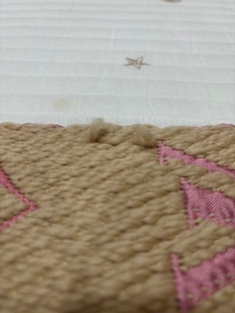 Louis Vuitton マフラー ベージュ ピンク