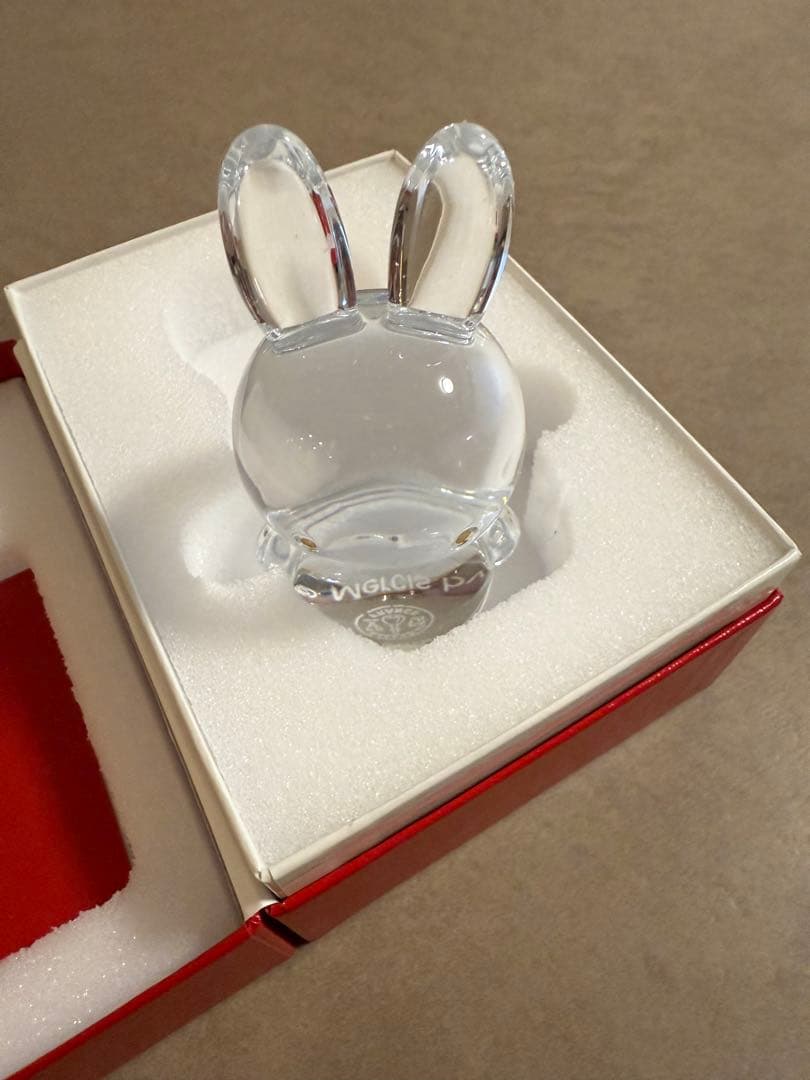 Baccarat miffy クリスタルウサギ置物