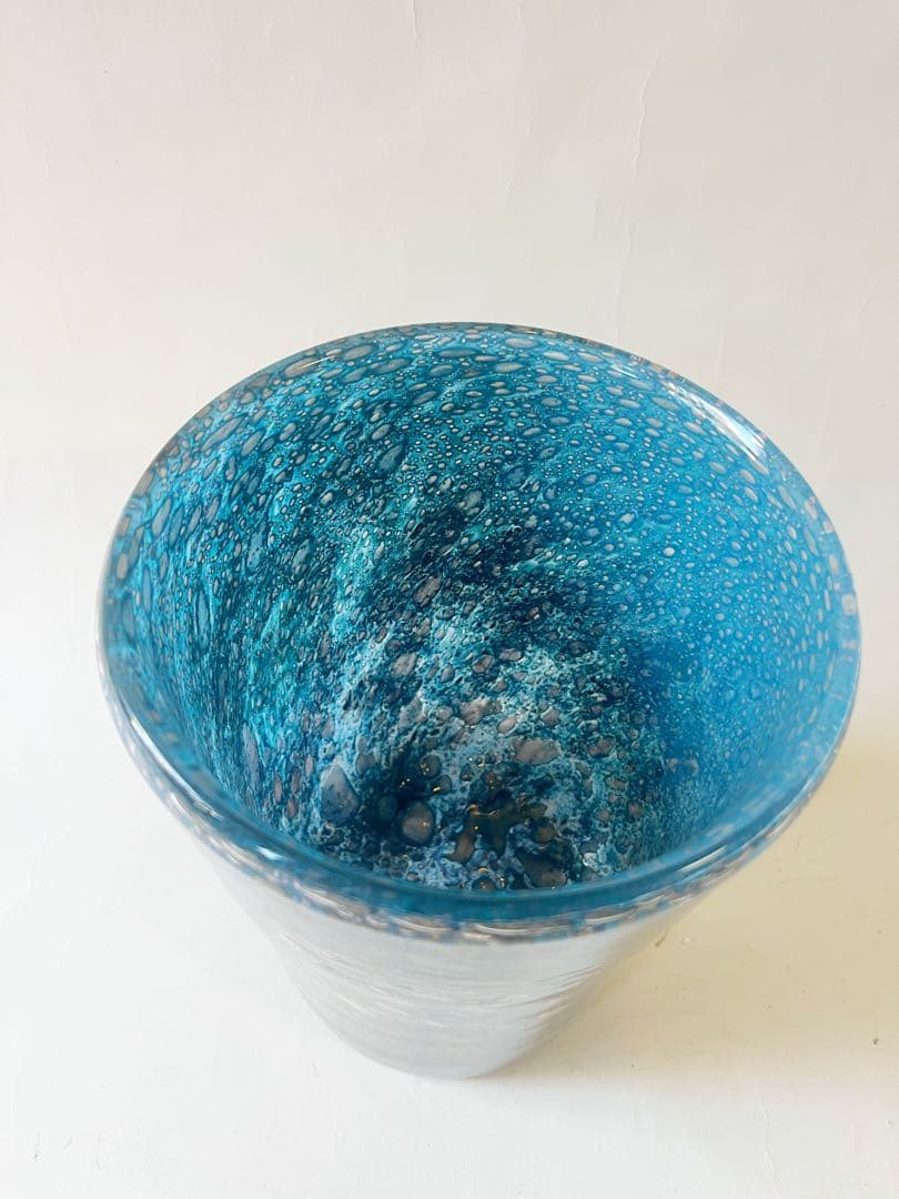 『Henry Dean』ヘンリーディーン ガラス　フラワーベース　花瓶　モダン