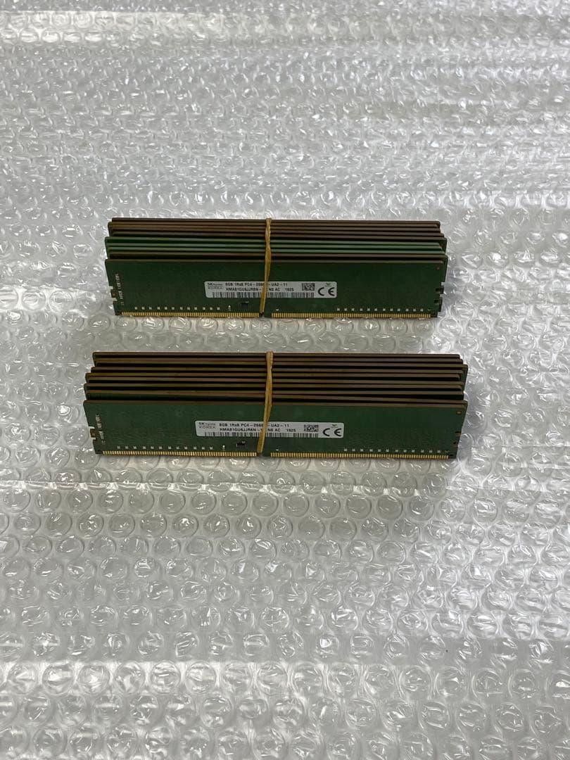 メモリー DDR4 8GB 1R×8 PC4-2666V 20枚 ジャンク