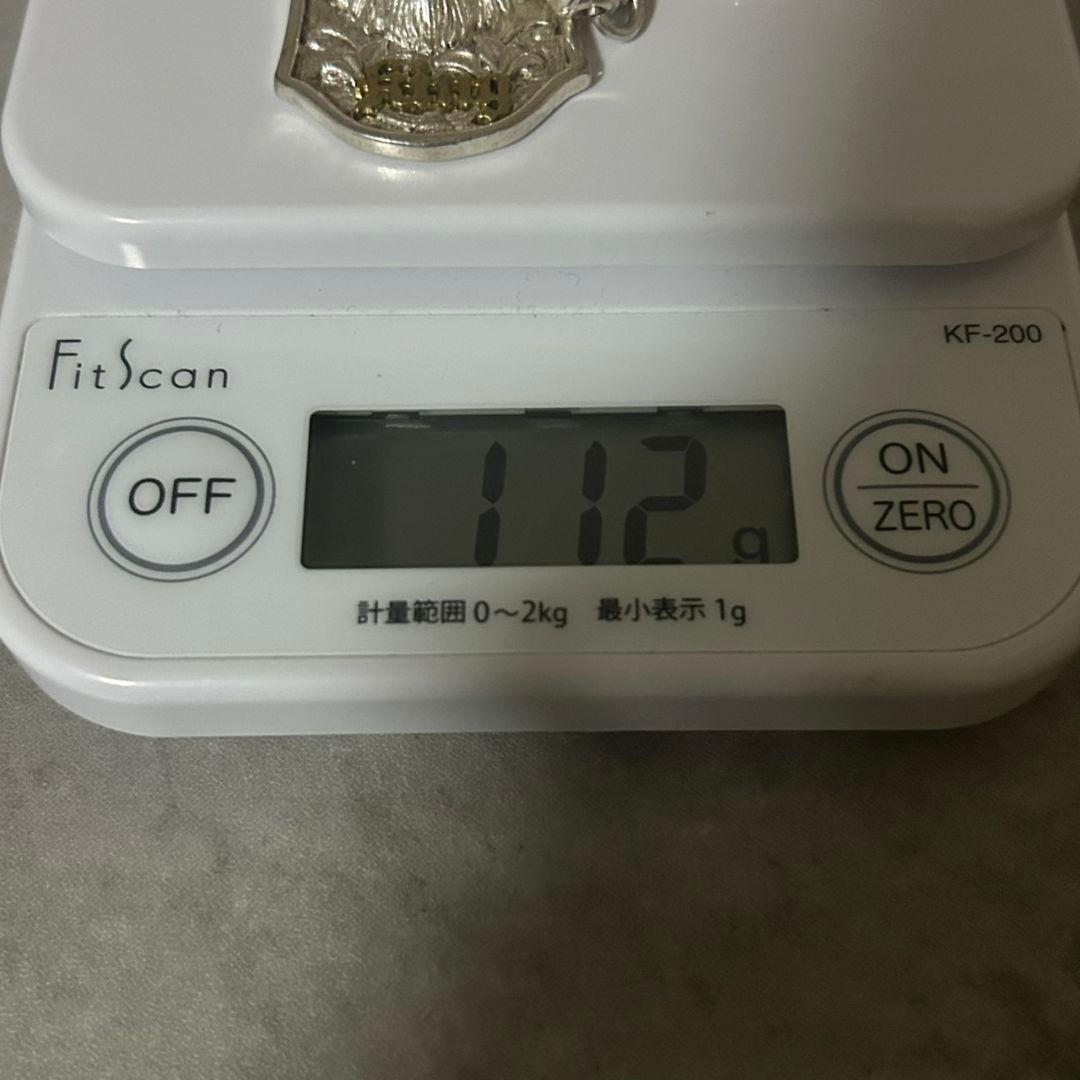【在庫限り】ヴィンテージ 金銀S925ネックレス シルバーライオン 王冠