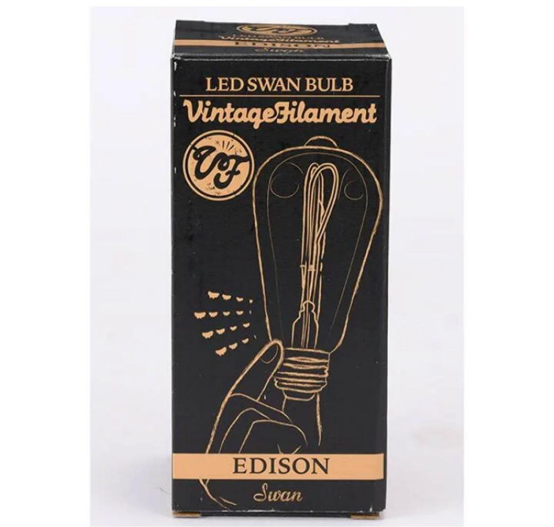 LED SWAN BULB VF EDISON 25W E26 3個セット