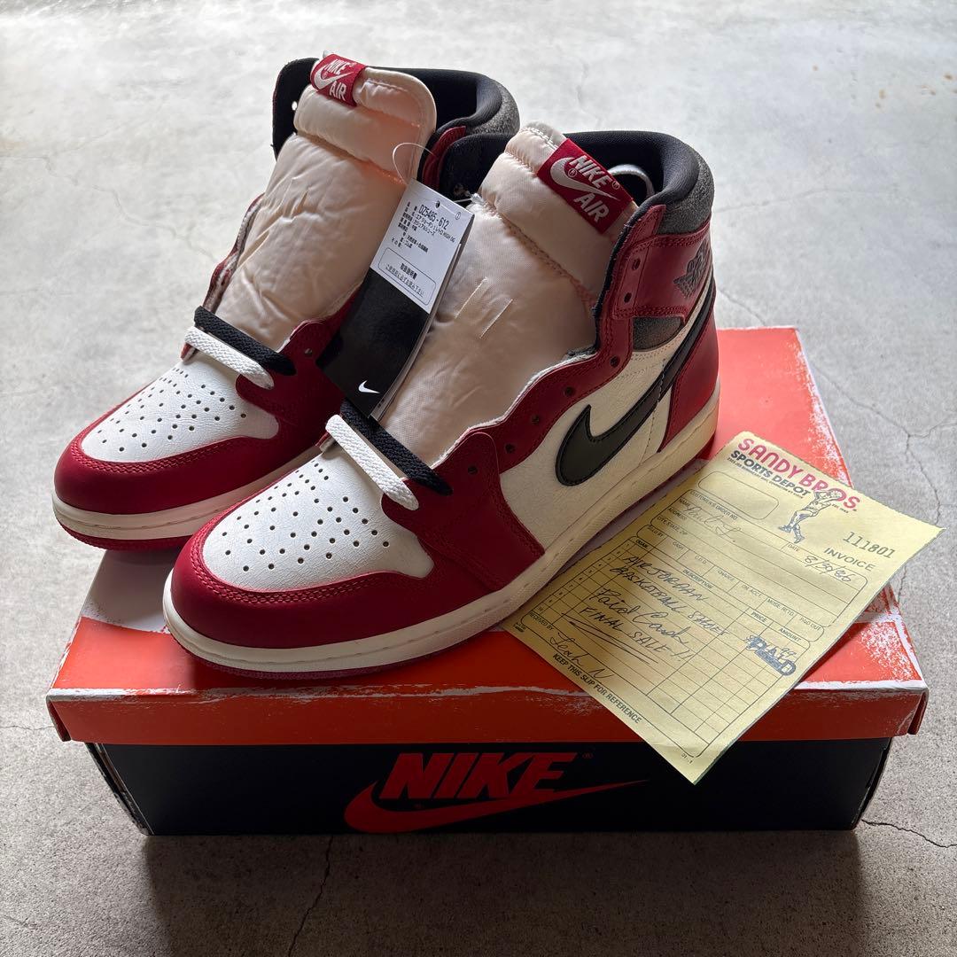 エアジョーダン1 High OG Lost & Found Chicago 27