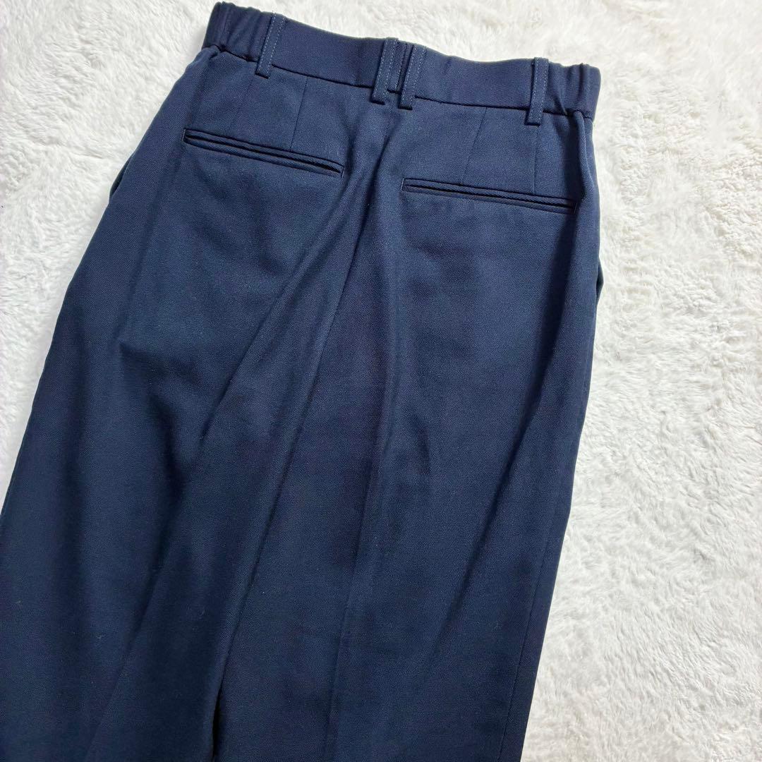 スーツセレクト パンツスーツ ウォッシャブル ダブルブレスト ネイビー S