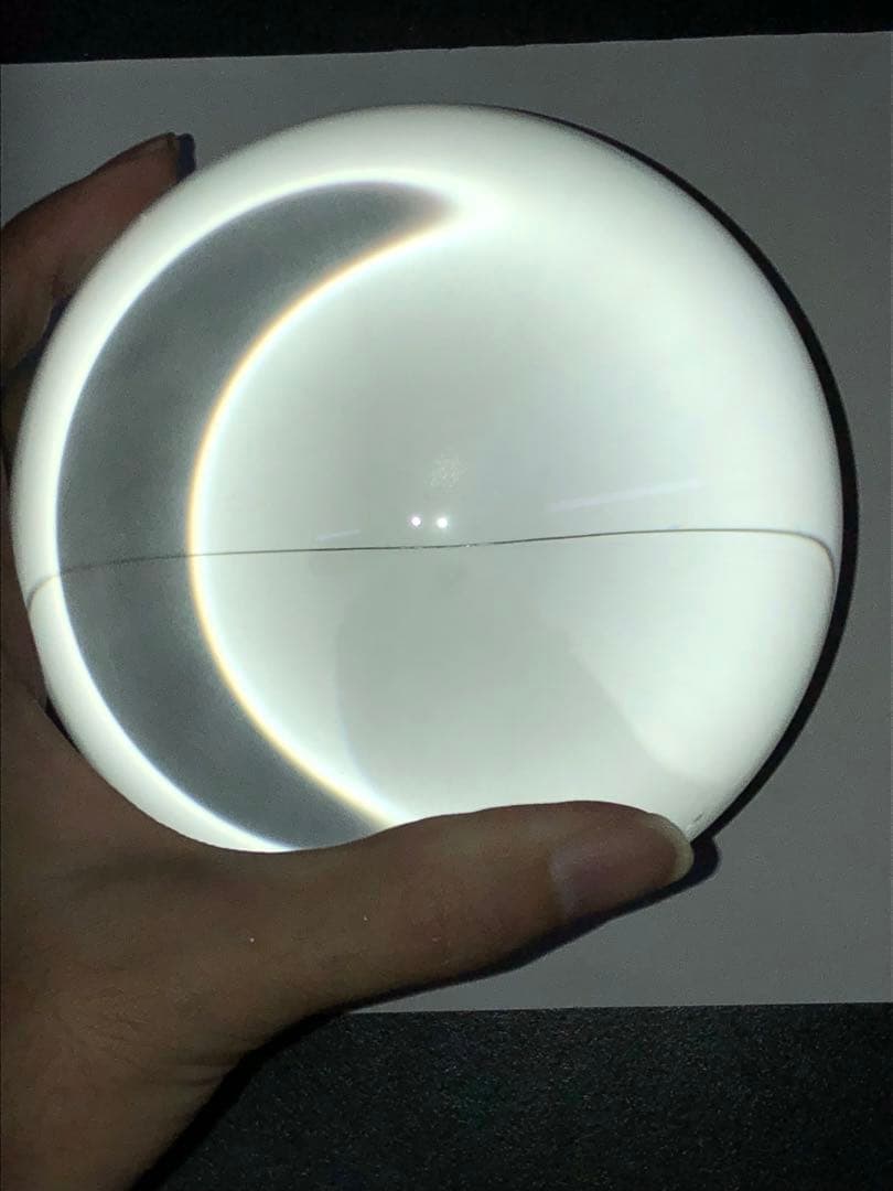 説明必読！台付き　水晶キズあり　丸玉　スフィア 約10.4センチ　【匿名配送】