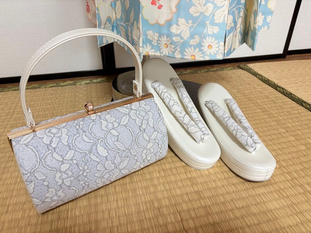 (セール中)卒業袴 二尺袖 袴 フルセット レース フリル 襦袢 草履 バッグ