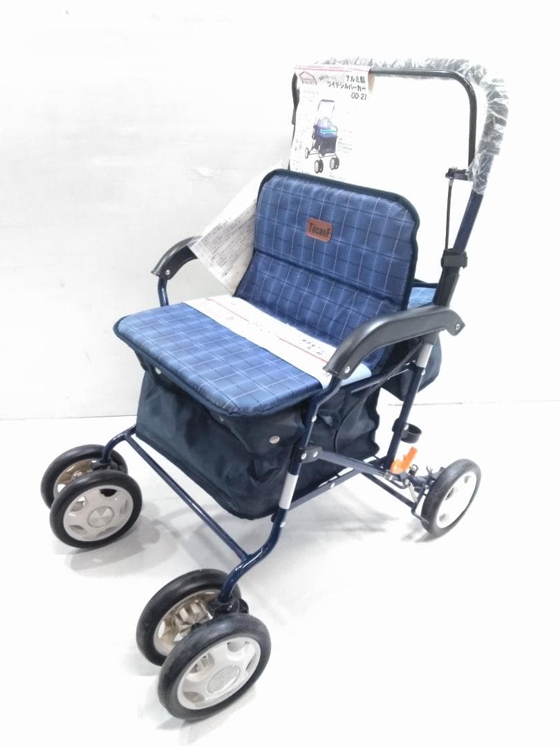 長期保管品 幸和 Tacaf シルバーカー OD-27 ネイビー コメリ ◇
