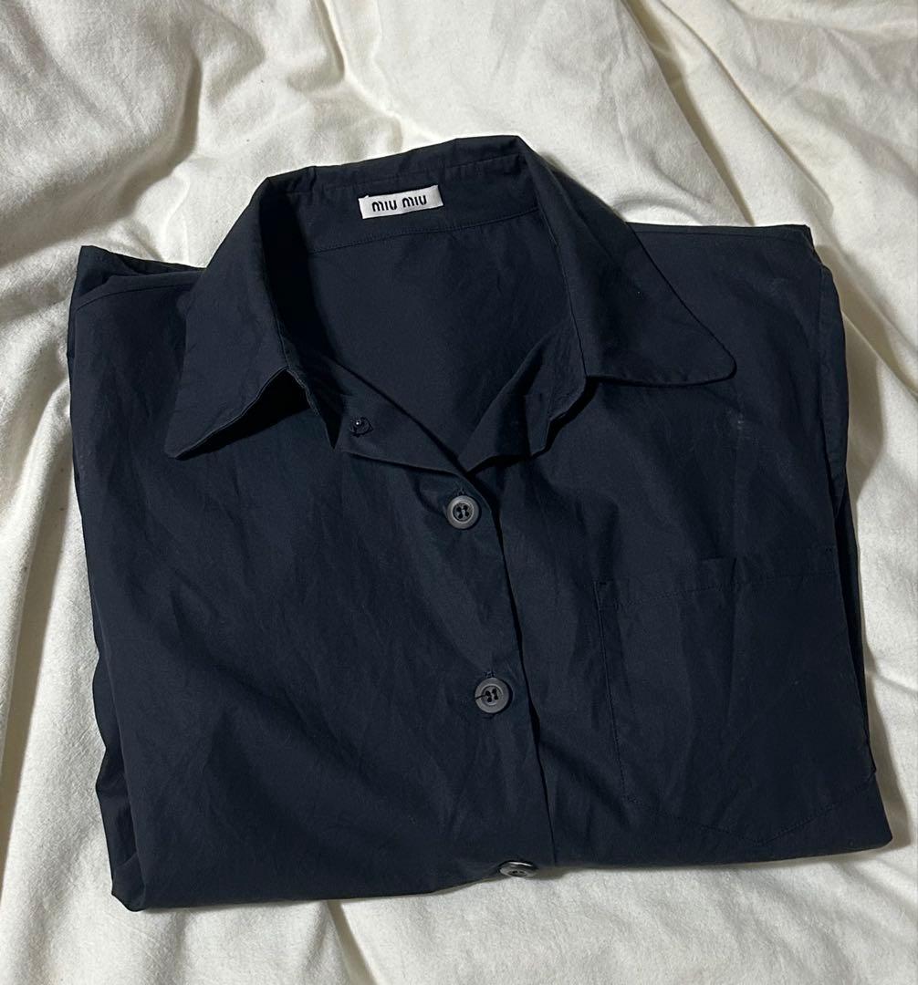 トップス MIUMIU archive box shirt