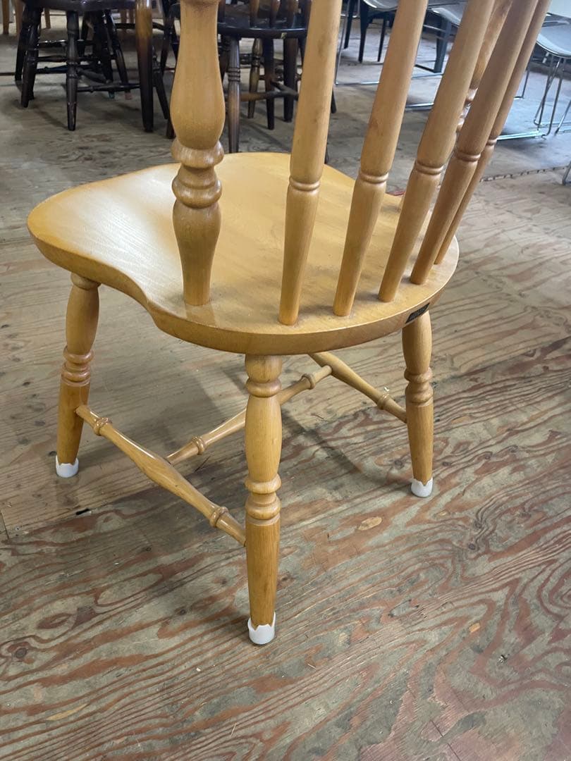 WINDS 太平家具　飛騨　木製　ダイニングチェア ウィンザーチェア　④