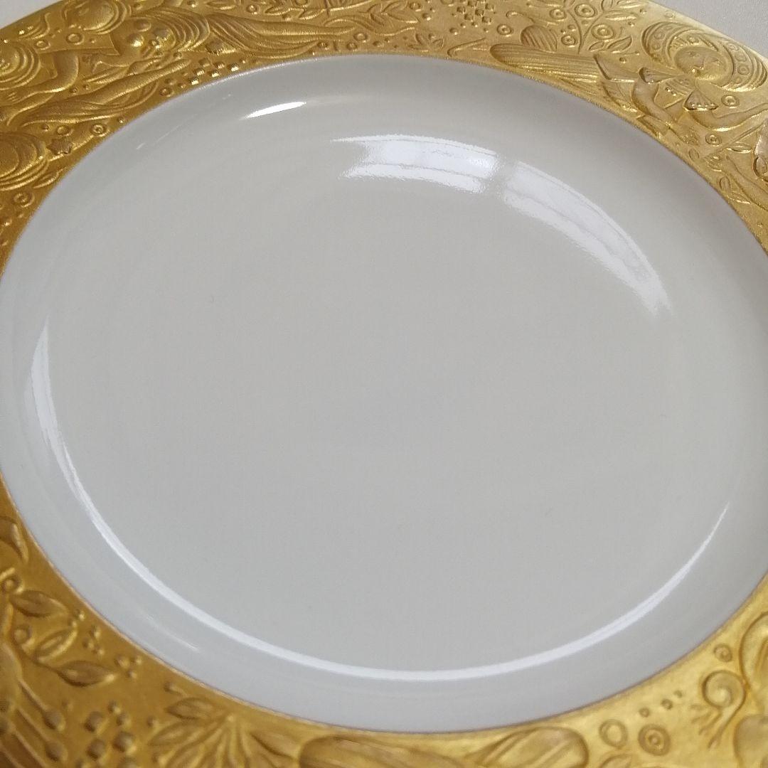 希少/ローゼンタール『魔笛』ゴールドプレート19cm ケーキデザートプレート