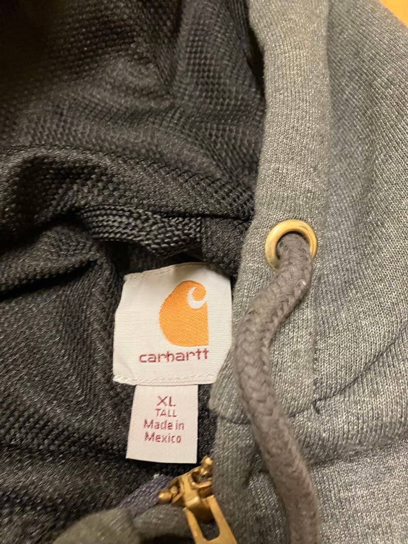 カーハート 裏サーマル ジップアップ パーカー XL