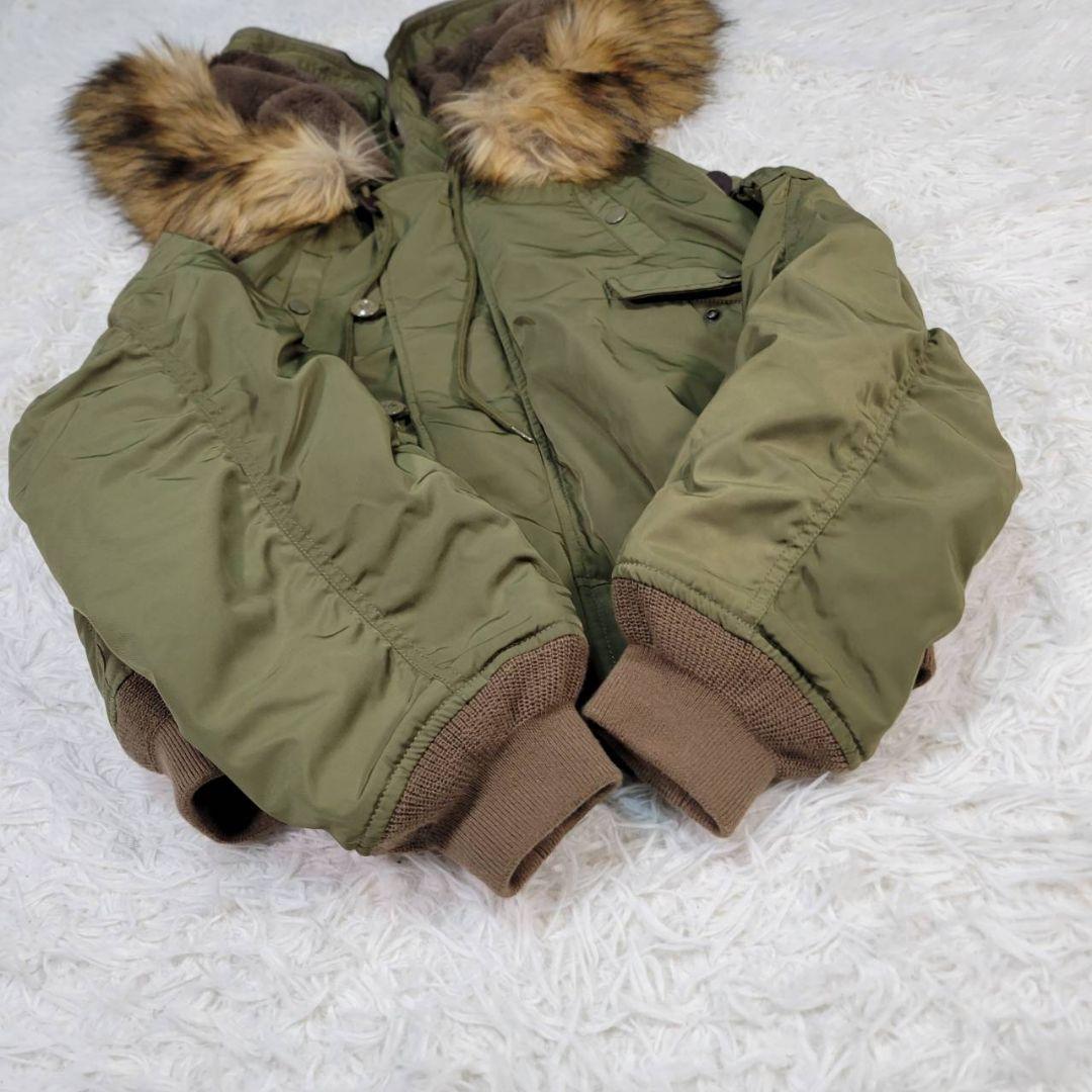 美品☆マウジー　N-2B　フライトジャケット　ミリタリー　2way　ファー