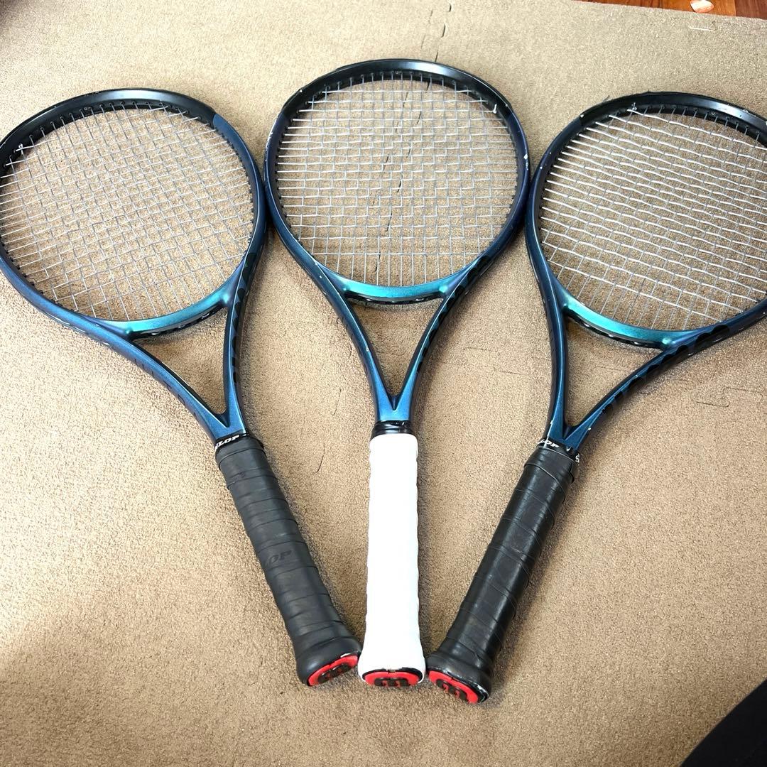 【3本セット】Wilson ULTRA 100 v4 競技・部活練習用／即戦力