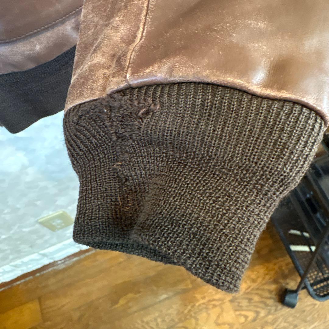 Wills &  A-2 レザー 40 Made in USA