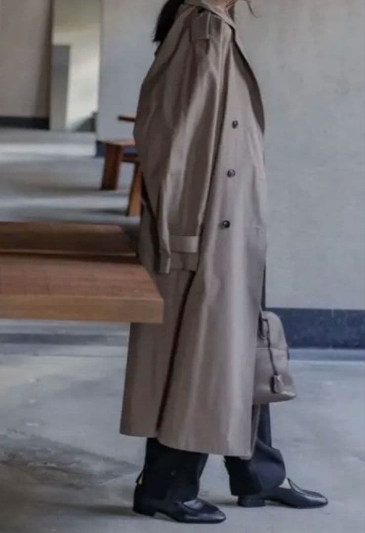 deres デレス　トレンチ　コート　Drawer ドゥロワー　ブラミンク