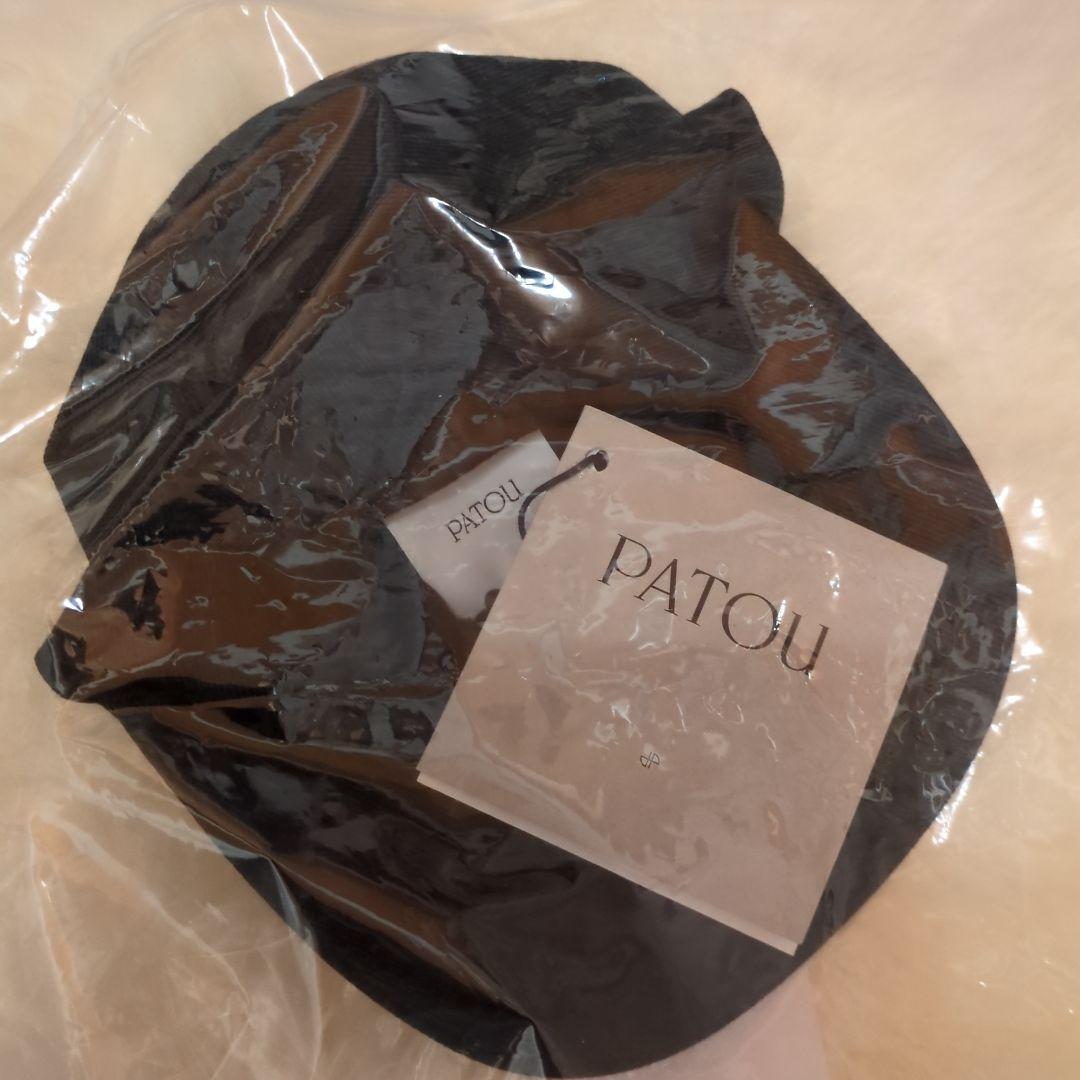 Patou パトゥ　ロゴキャップ　ブラック xs s
