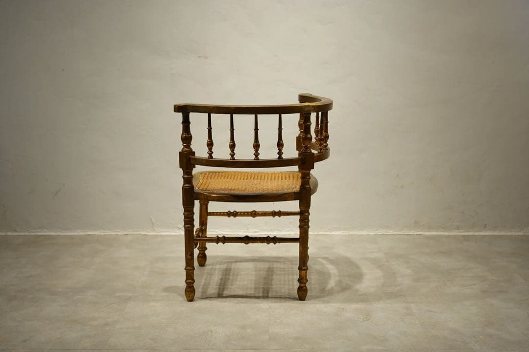 コーナーチェア　アンリ2世様式　金箔　ゴールド　金彩　フランス　アンティーク