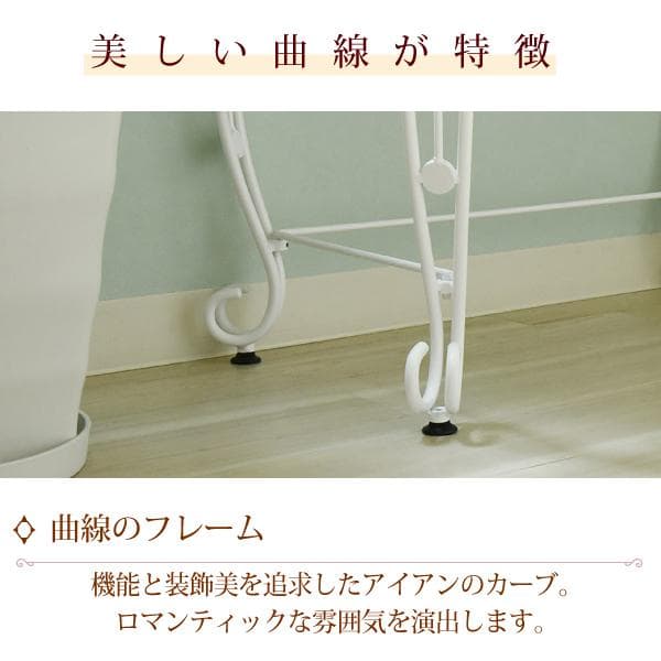 アンティーク風 高さ調整 スリム かわいい 引き出し おしゃれ 収納 デスク 茶