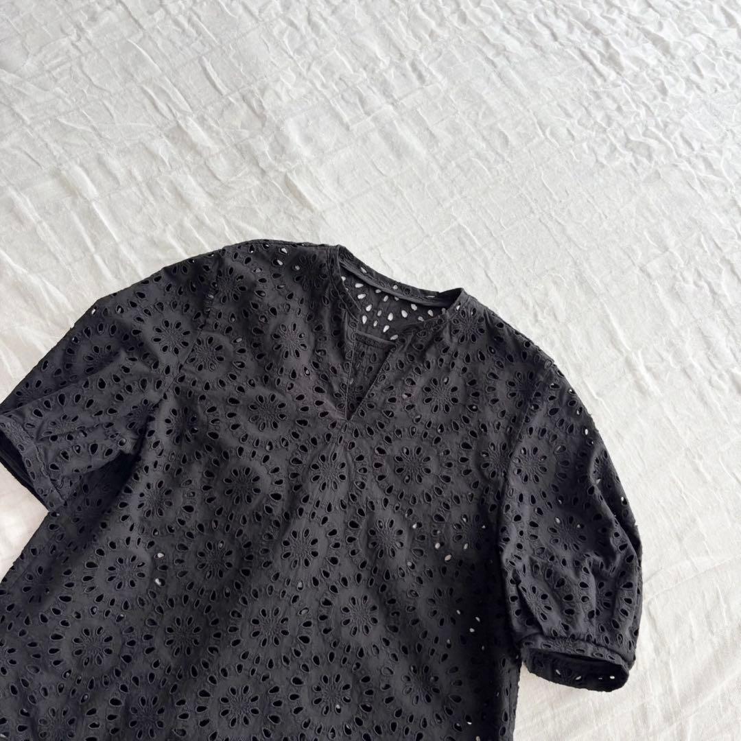 【美品】 ボールジィ 近年モデル カットワーク ブラウス シャツ スキッパー