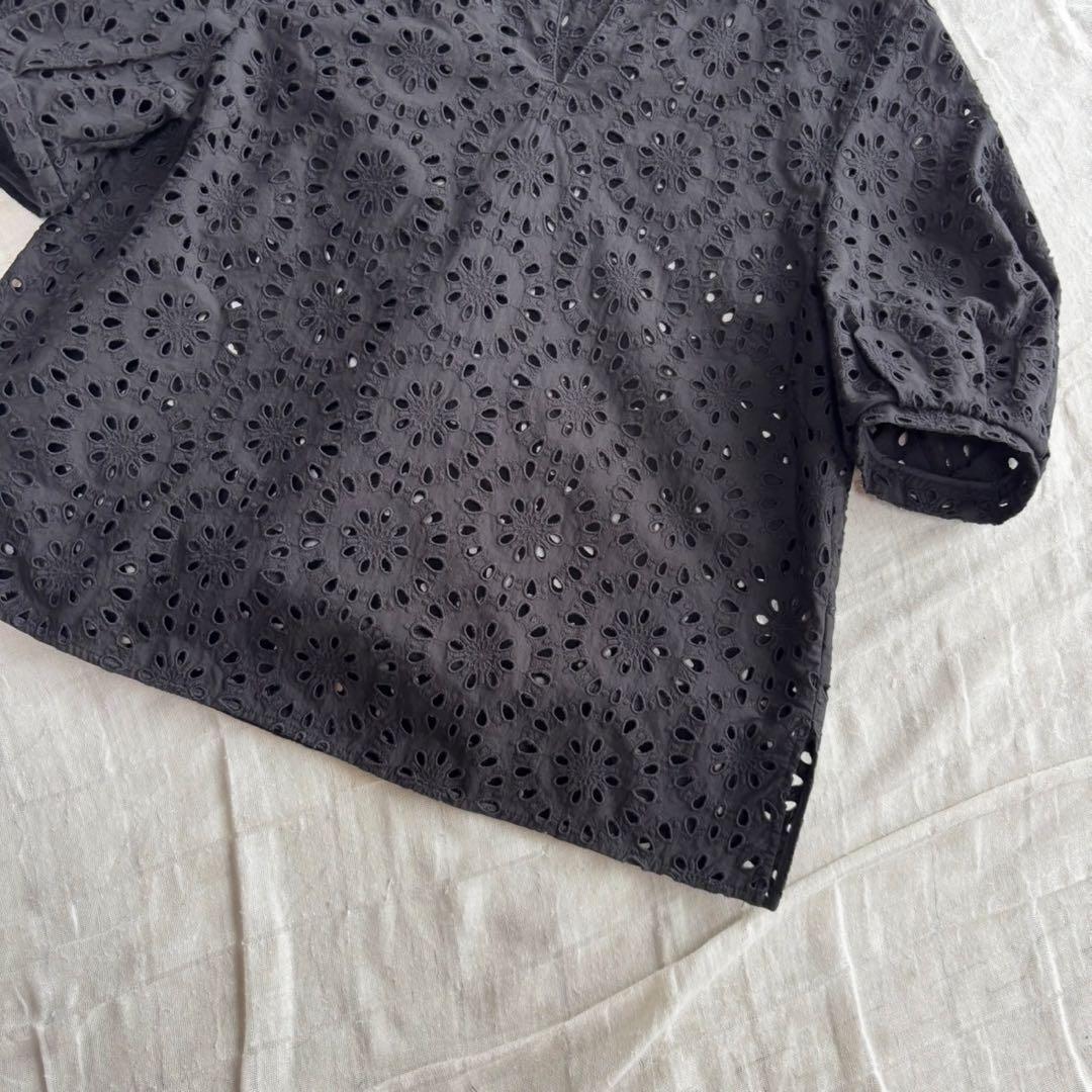 【美品】 ボールジィ 近年モデル カットワーク ブラウス シャツ スキッパー