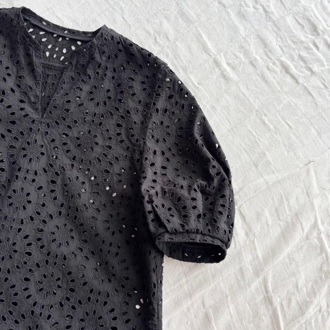 【美品】 ボールジィ 近年モデル カットワーク ブラウス シャツ スキッパー