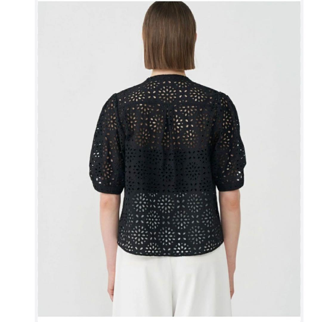 【美品】 ボールジィ 近年モデル カットワーク ブラウス シャツ スキッパー