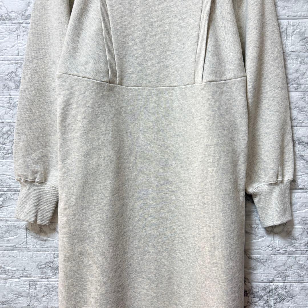 ADAM ET ROPÉ バルーンスリーブ スウェットワンピース　F キナリ