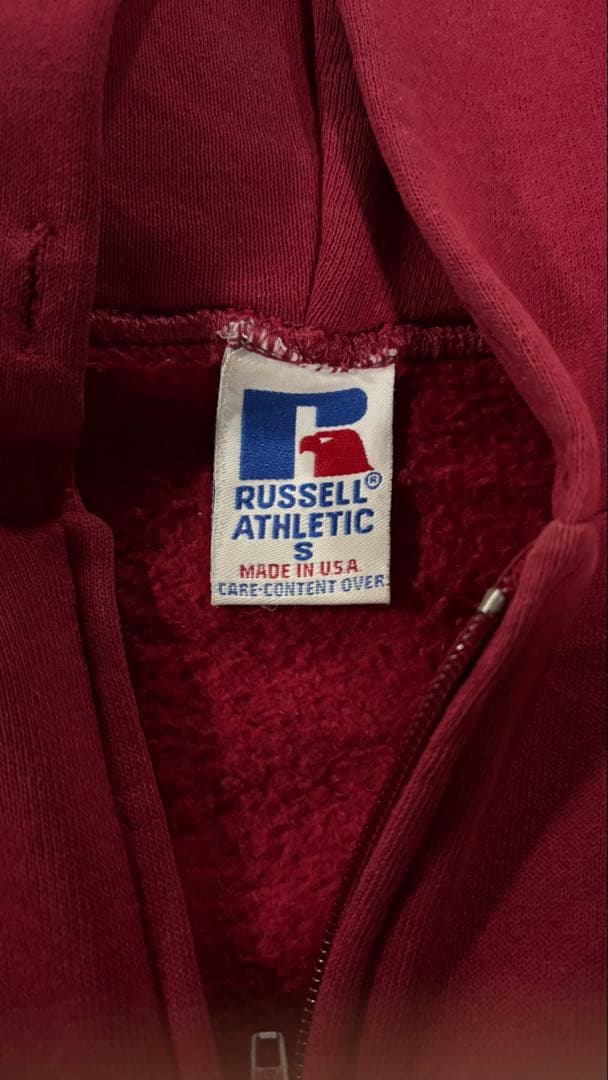 トップス 90s RUSSELL ATHLETIC full zip Parka