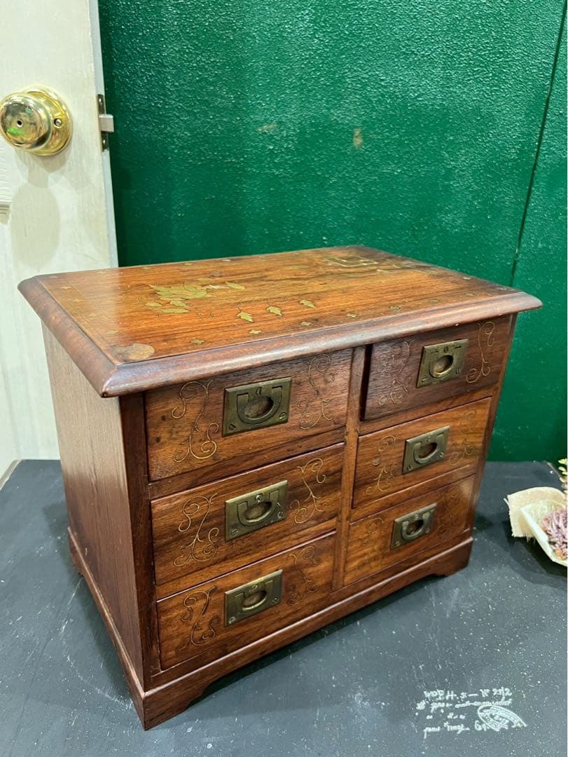 イタリア製 小引き出し 小物入れ ミニ箪笥 チェスト インテリア アンティーク