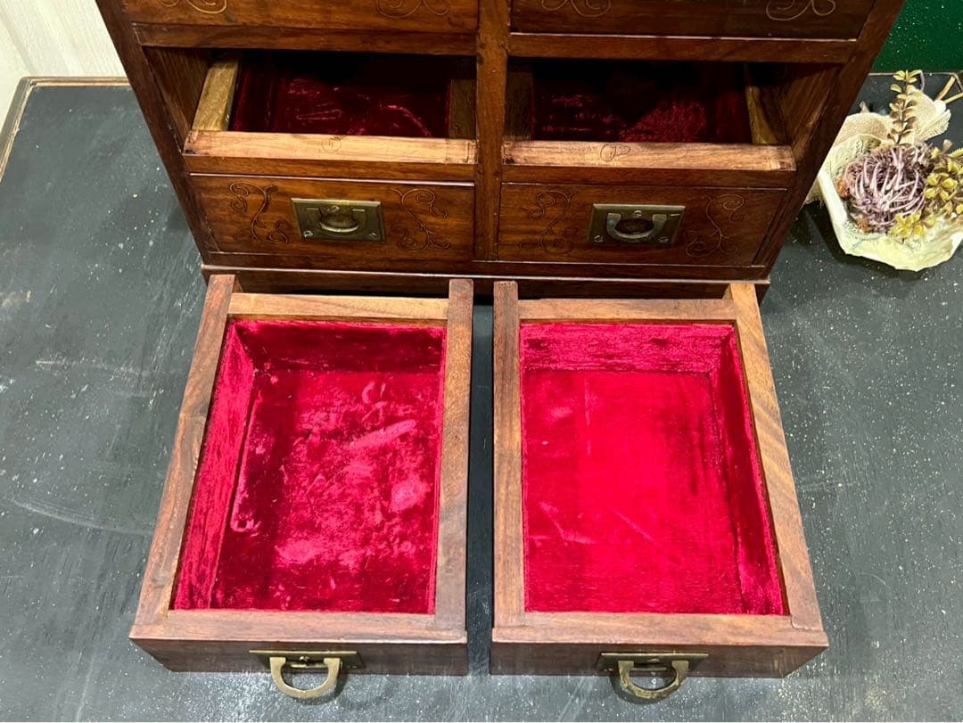 イタリア製 小引き出し 小物入れ ミニ箪笥 チェスト インテリア アンティーク