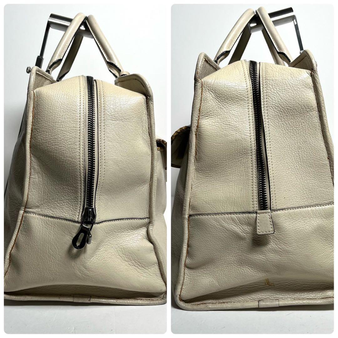 【希少✨】LOEWE ロエベ ボストンバッグ 南京錠 鍵付き レザー