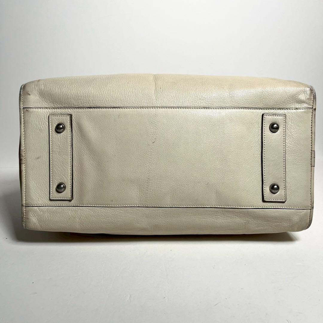 【希少✨】LOEWE ロエベ ボストンバッグ 南京錠 鍵付き レザー