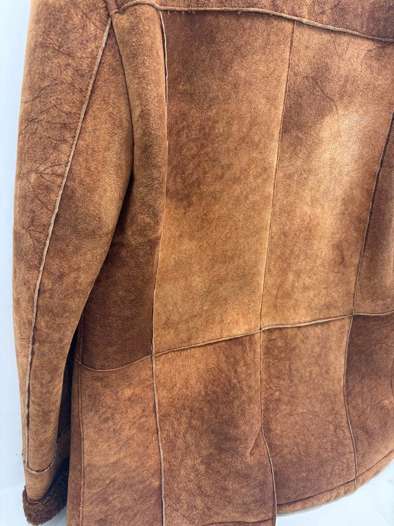 ドルチェ＆ガッバーナ　メンズムートンコート　ブラウン　DOLCE＆GABBANA