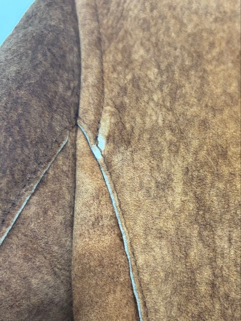 ドルチェ＆ガッバーナ　メンズムートンコート　ブラウン　DOLCE＆GABBANA