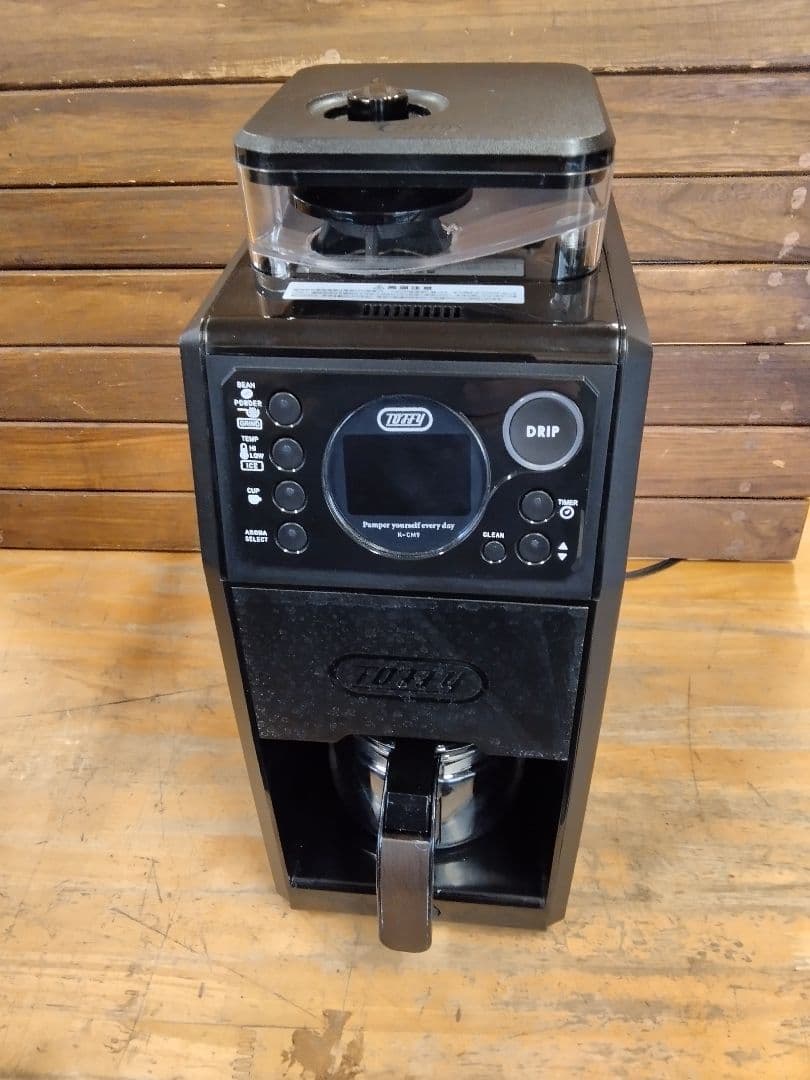 (送料無料鹿児島発)Toffy 全自動ミル付きカスタムドリップ コーヒーメーカー