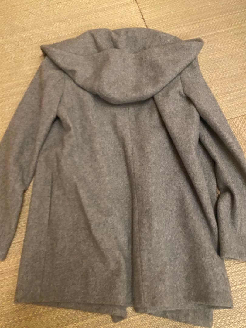 Sakko　Theory フード付きグレーコート