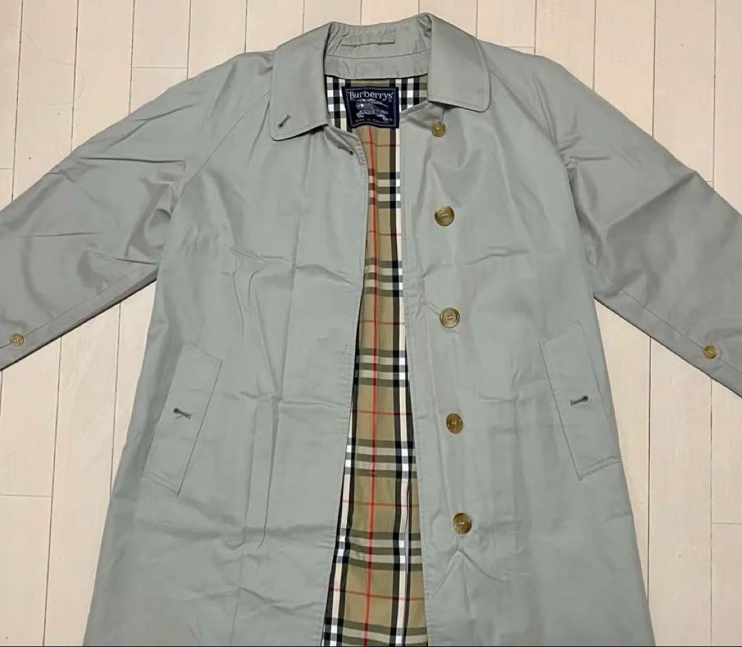 【美品】Burberrys 英国製 バーバリー ステンカラーコート　トレンチ