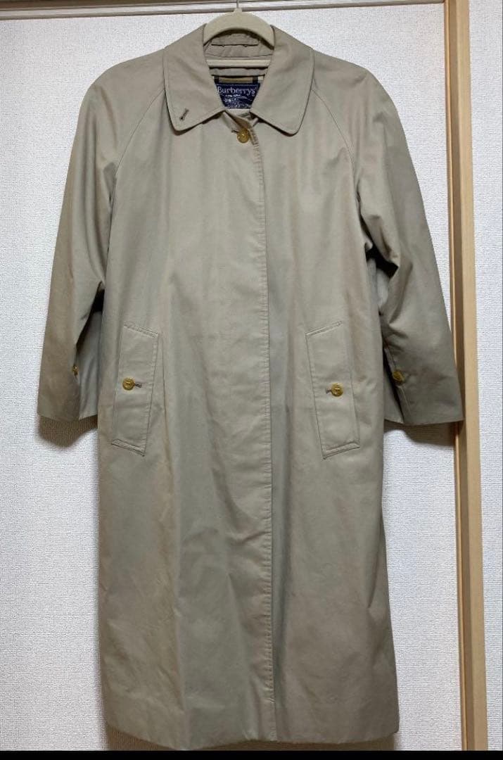 【美品】Burberrys 英国製 バーバリー ステンカラーコート　トレンチ