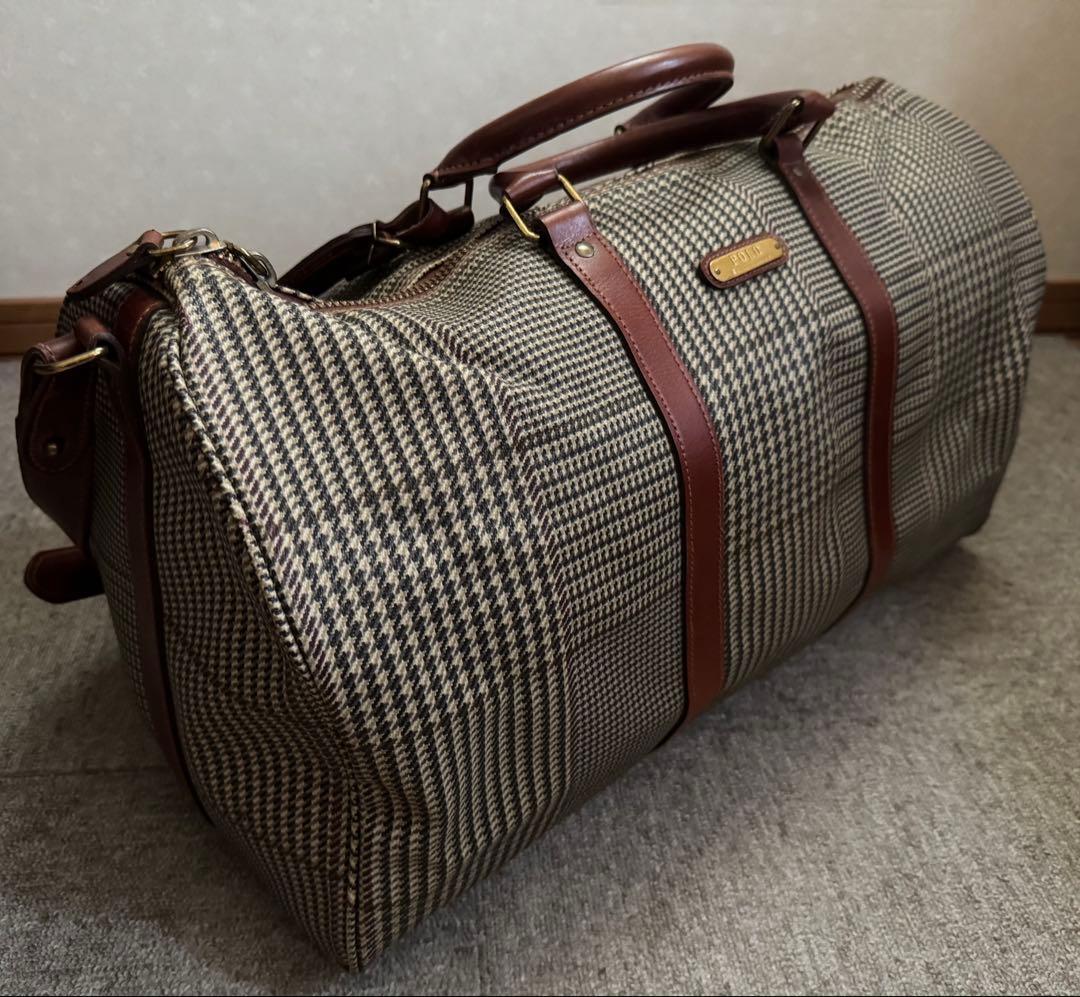 ゆ*う様 POLO ラルフローレン　チェック柄ボストンバッグ