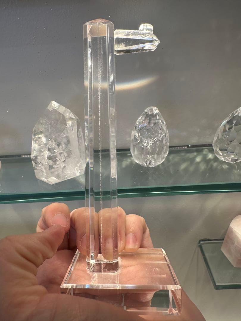 ルチルクォーツ ブレスレット（12mm・内周約17cm） クリスタルスタンド付き