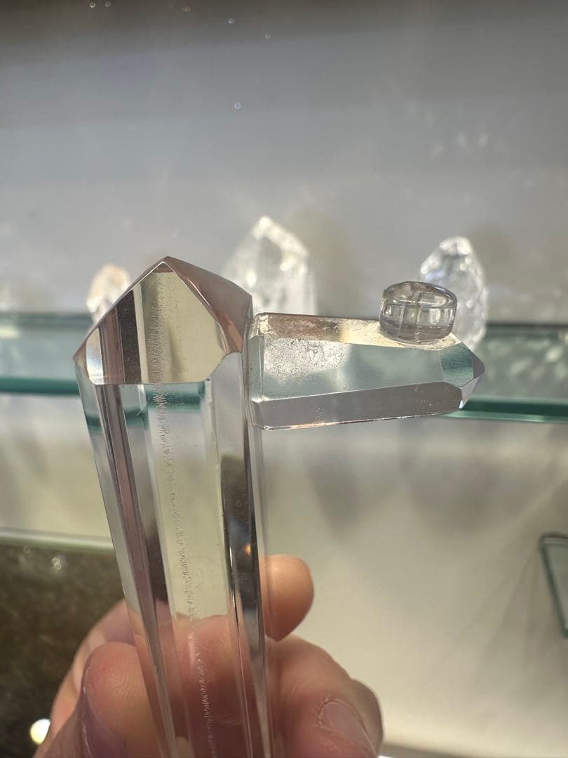 ルチルクォーツ ブレスレット（12mm・内周約17cm） クリスタルスタンド付き