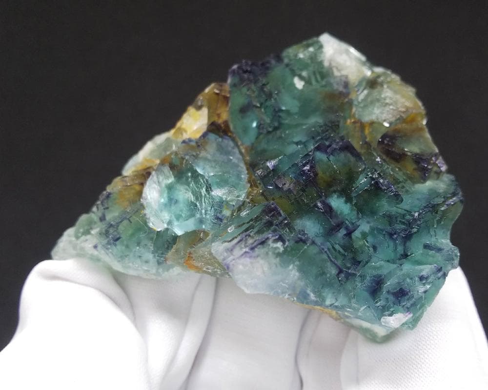 375 フローライト エロンゴ産 ブルーグリーン パープル 蛍石