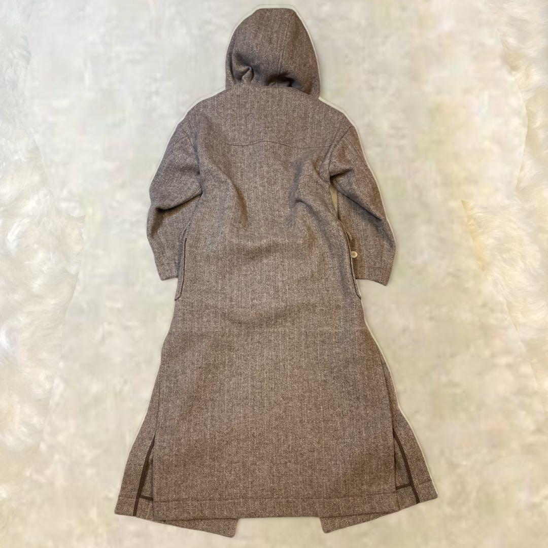 ETRE TOKYO エトレトウキョウ ロングダッフルコート ヘリンボーン