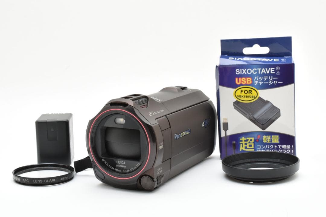 美品 Panasonic HC-VX992M 4K デジタル ビデオカメラ
