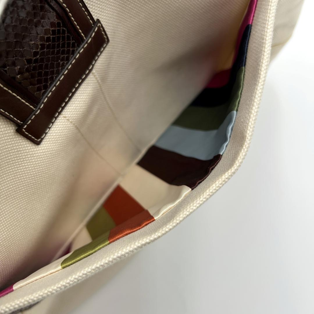 美品✨コーチ トートバッグ キャンバス レザー サイドターンロック 10779